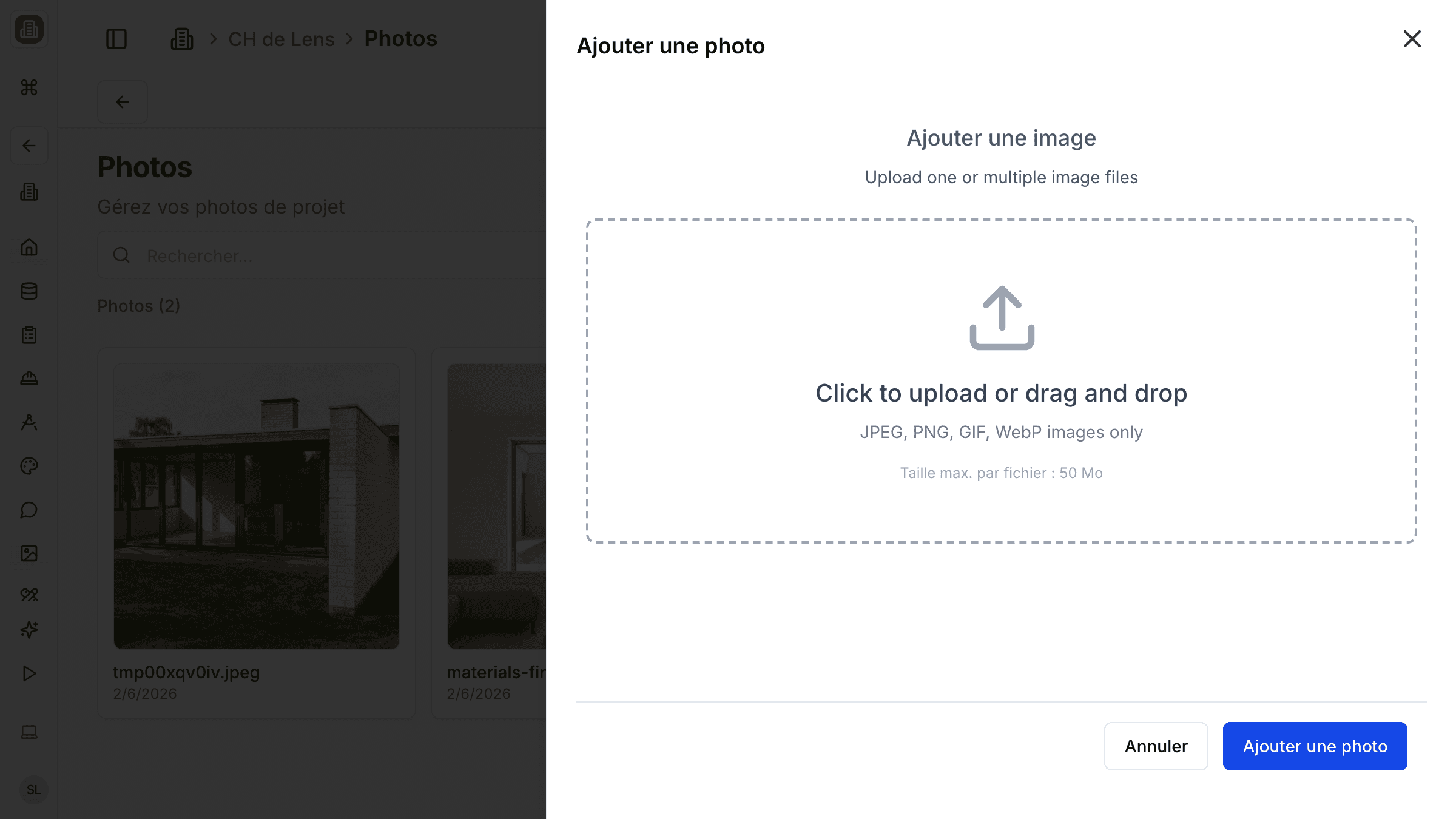photos upload