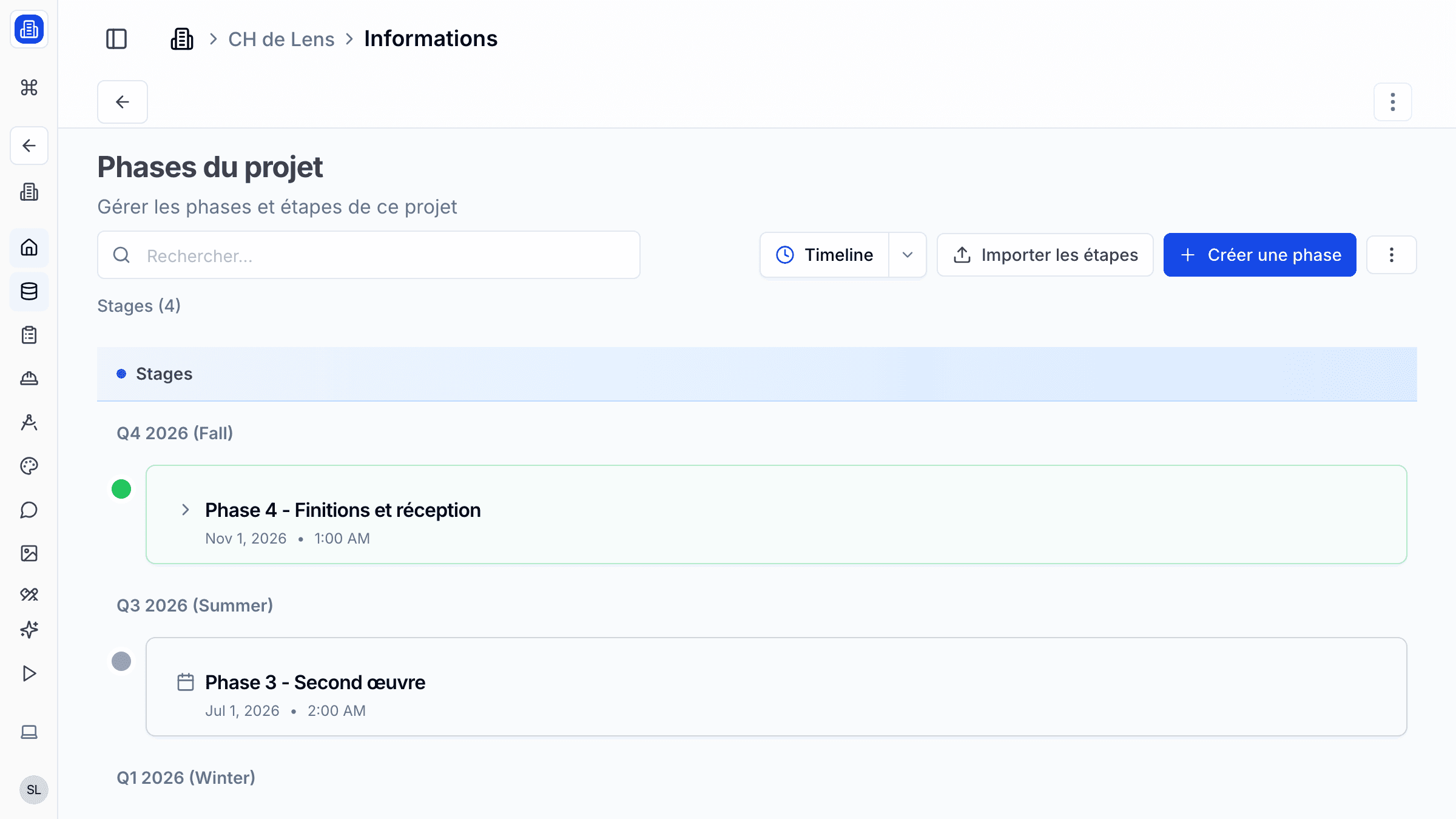 planning timeline