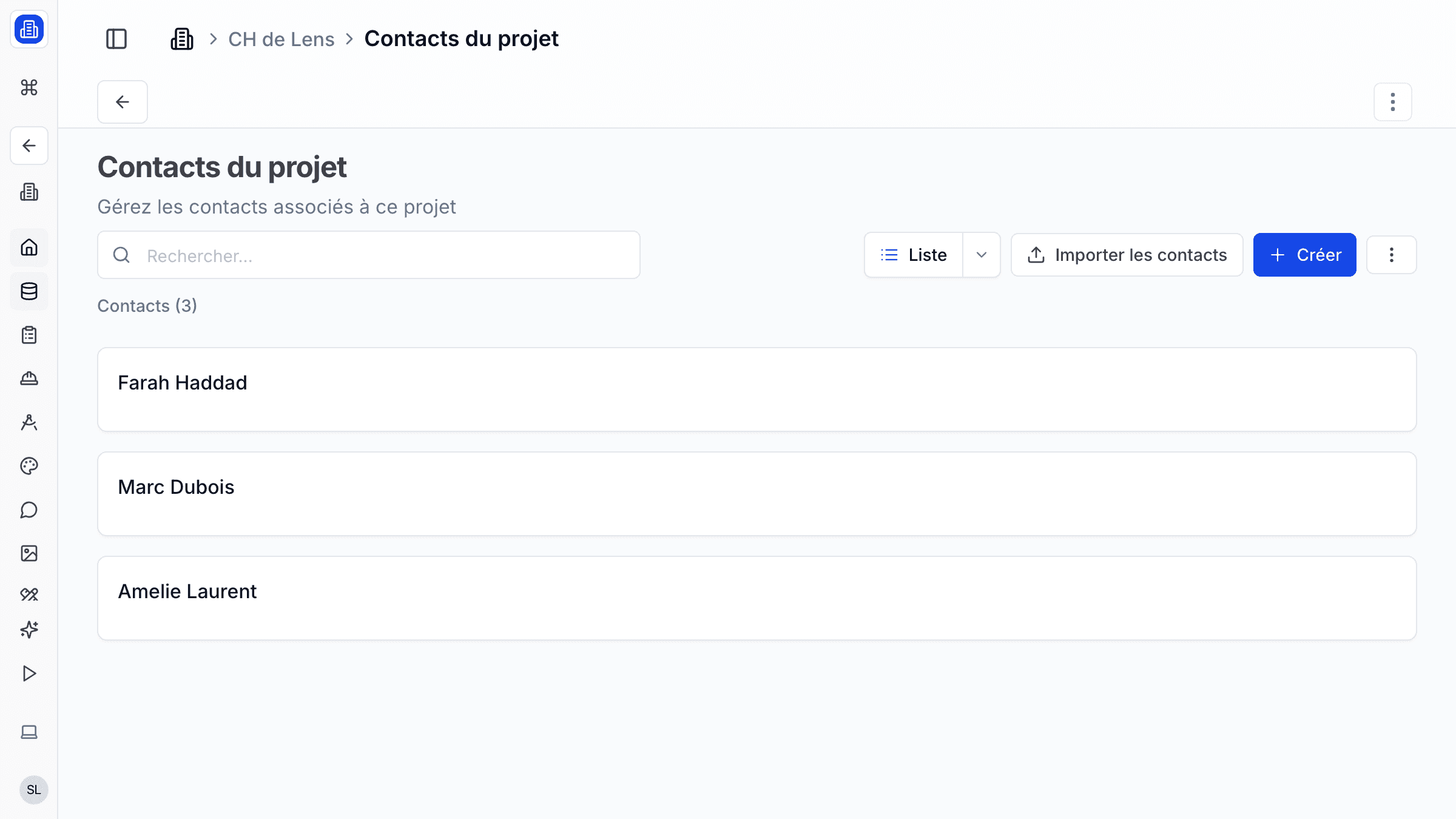 projects team